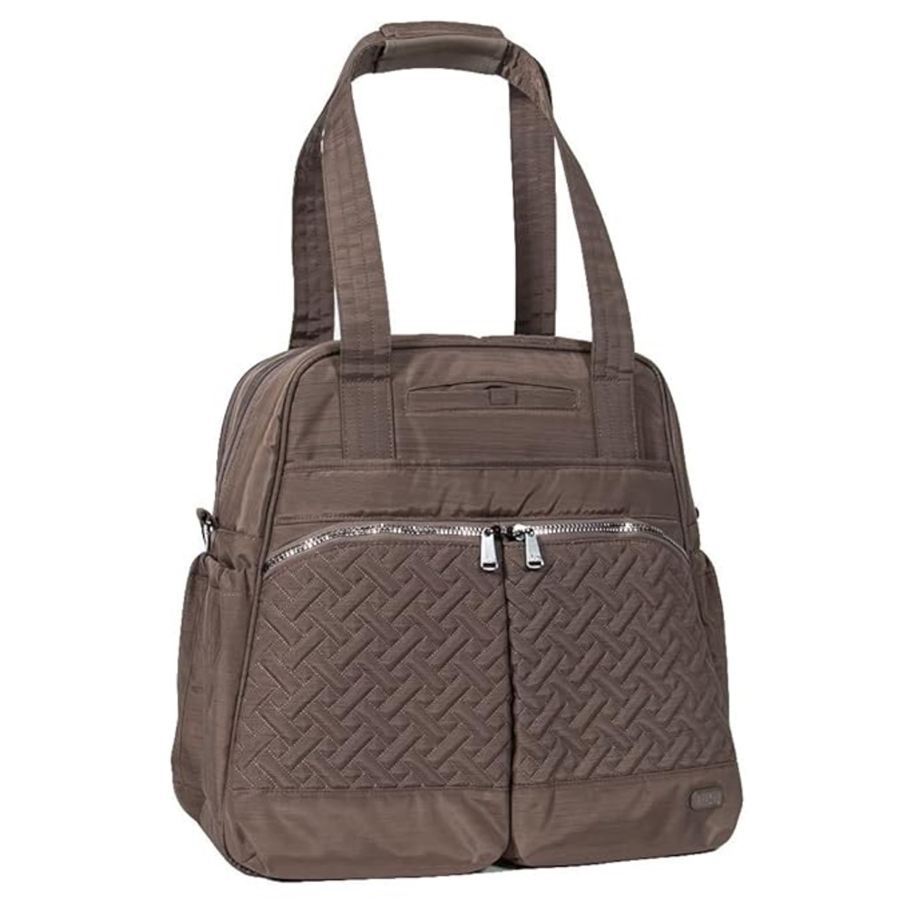 Brown Quilted Women's Bag
